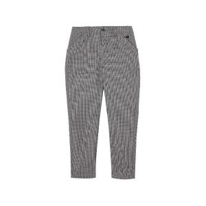 パンツ チェック柄9分丈パンツ レディース