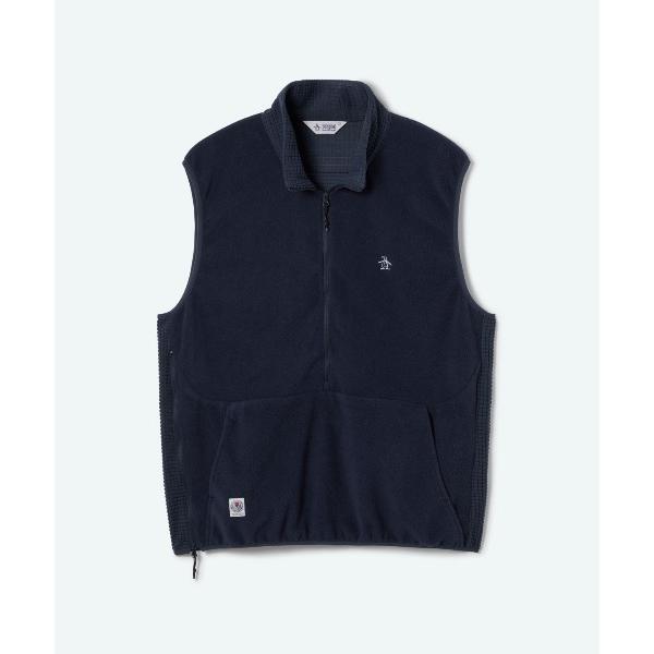 ベスト ジレ FLEECE PULLOVER VEST　軽量保温ベスト ゴルフウェア メンズ レディ...