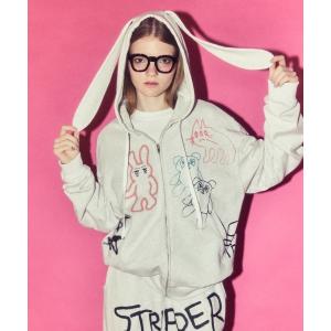 パーカー GRAFFITI PRINT フーディー レディース メンズ