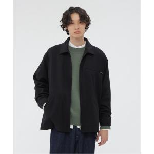 ブルゾン アウター FELTED WOOL SHIRTING メンズ