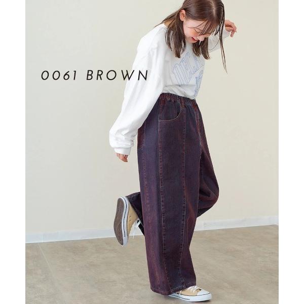 ジーンズ デニム デニムパンツ Mili Plus/ミリプラス　フロッキーイージーデニムパンツ レデ...