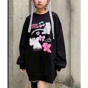 トレーナー スウェット CAT CLUB SWEAT ワンピース レディース メンズ｜ZOZOTOWN Yahoo!店