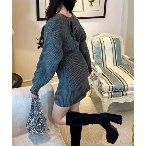 moment+ ワンピース シャツドッキングフリルミニワンピース : ZOZOTOWN