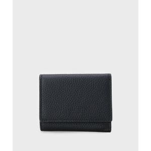 財布 ソフトシュリンクレザー三つ折り財布 メンズ