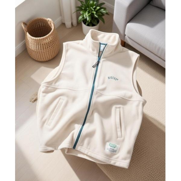 コート アウター 「DISCUS ATHLETIC/ディスカス アスレチック」フリースフルZIPベス...