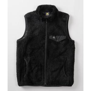 ベスト ジレ 「71」「LOGOS PARK/ロゴス パーク」ワンポイントロゴ ポケット付 ボアフリース ベスト メンズ レディース