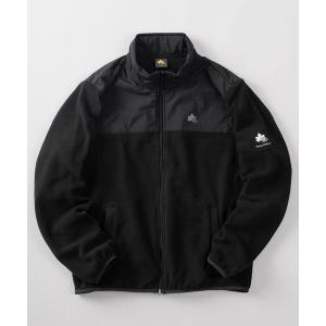 MARK&LONA 中綿フリースジャケット　ナイロン　切替　ブルゾン　38 LOGOS（ロゴス） ブルゾン アウター ナイロン×フリース切替 スタンド