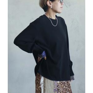tシャツ アコーディオンスリーブT レディース