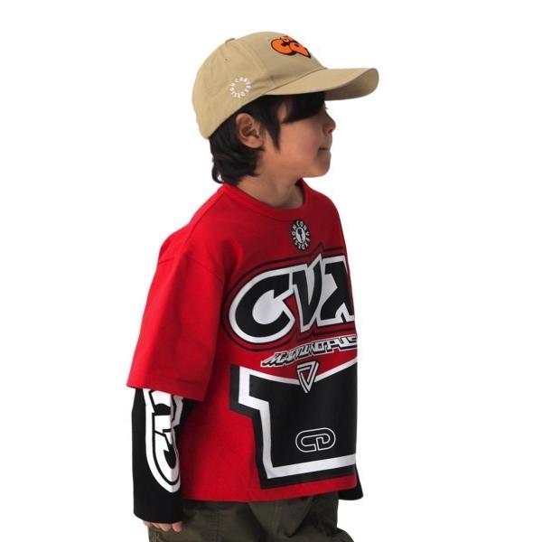tシャツ CVX / レイヤードTシャツ キッズ 子供服 男の子 女の子