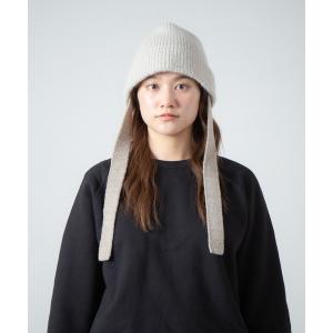 ニット帽 ニットキャップ Mohair Wool Knit Bucket Hat / モヘアニットバケットハット レディース