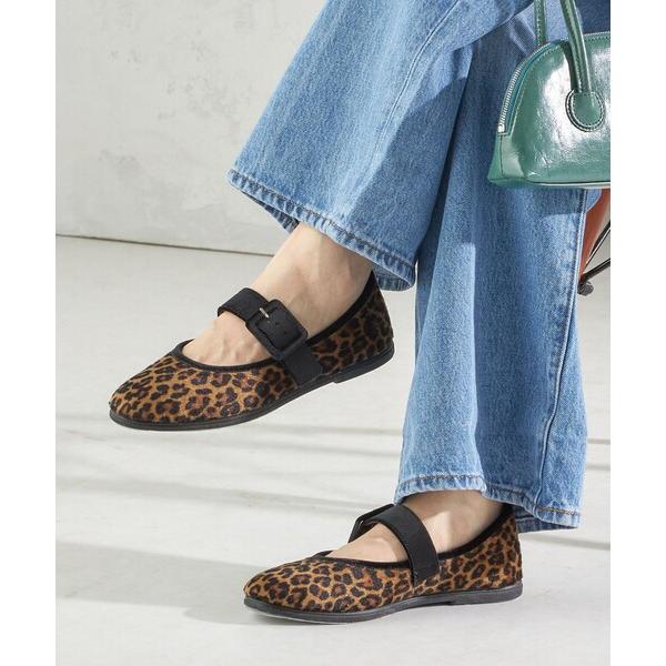 バレエシューズ パンプス MACARENA: レオパード メリー ジェーン