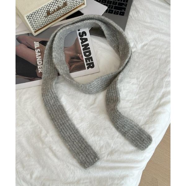 マフラー ストール 6色展開 ロングニットスカーフ マフラー レディース