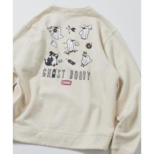 トレーナー スウェット 限定展開 CHUMS×FREAK'S STORE/チャムス 別注 ランダムブービーバード バックプリント クルーネックスウェッ