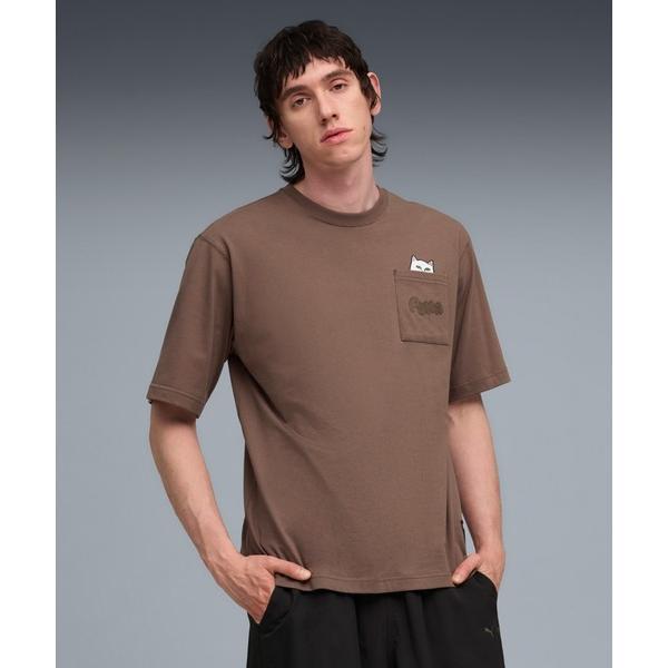tシャツ PUMA プーマ ユニセックス PUMA x RIPNDIP リラックスド ポケット 半袖...