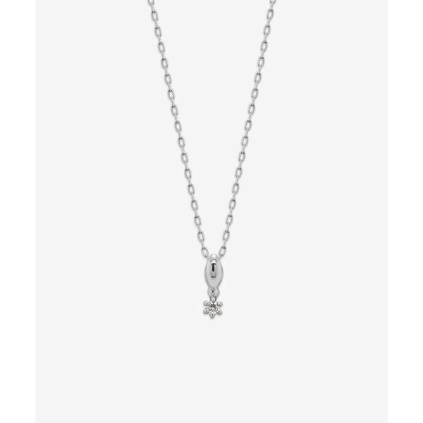 ネックレス K10 ホワイトゴールド ダイヤモンド ネックレス BLOOM/ブルーム WEB限定 レ...