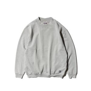 トレーナー スウェット GUNG HO / ガンホー SWEAT HI-NECK フェード加工 メンズ レディース