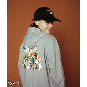 パーカー 「AVIREX × PEANUTS」PULLOVER PARKA / プルオーバーパーカー / ピーナッツ / アヴィレックス レディース