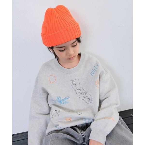 ニット セーター 「選べるデザイン♪」アソートスウェットライクニット(KIDS) キッズ 子供服 男...