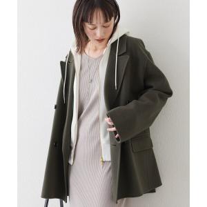 コート アウター 「最高気温5度の寒い日に！/こなれ感抜群」ピークドラペルリバージャコット レディース