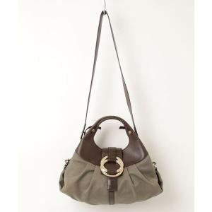「BVLGARI」 2WAYバッグ - ブラウン レディース