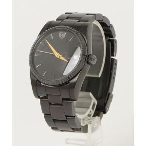 「agete」 腕時計 - ブラック メンズ