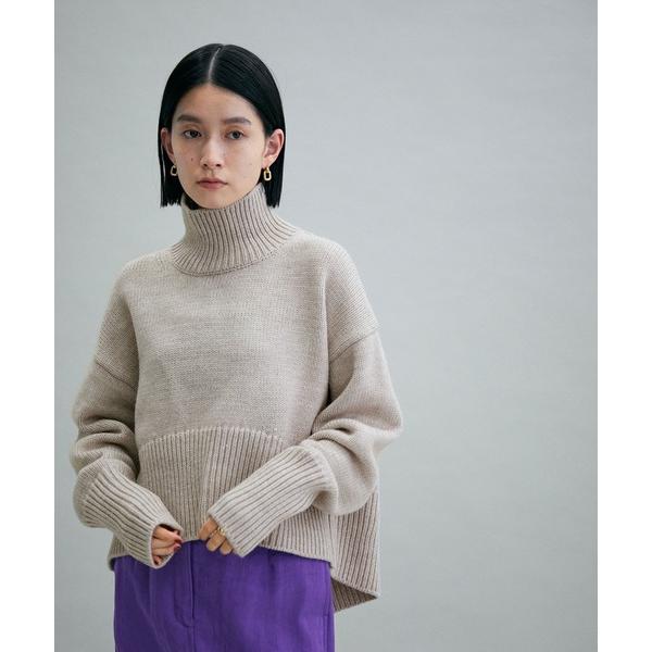 「ADAM ET ROPE&apos;」 長袖ニット FREE ベージュ レディース