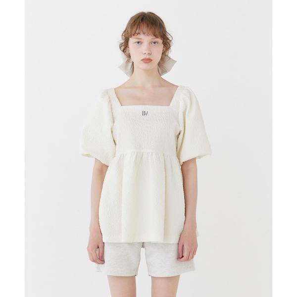 「RUBY AND YOU」 半袖チュニック FREE アイボリー レディース