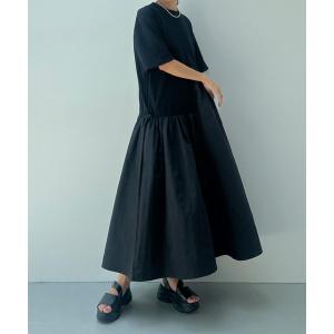 「y/m」 ドッキングワンピース FREE ブラック レディース