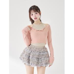 Darich（ダーリッチ） セットアップ ビジューカットフリルミニ