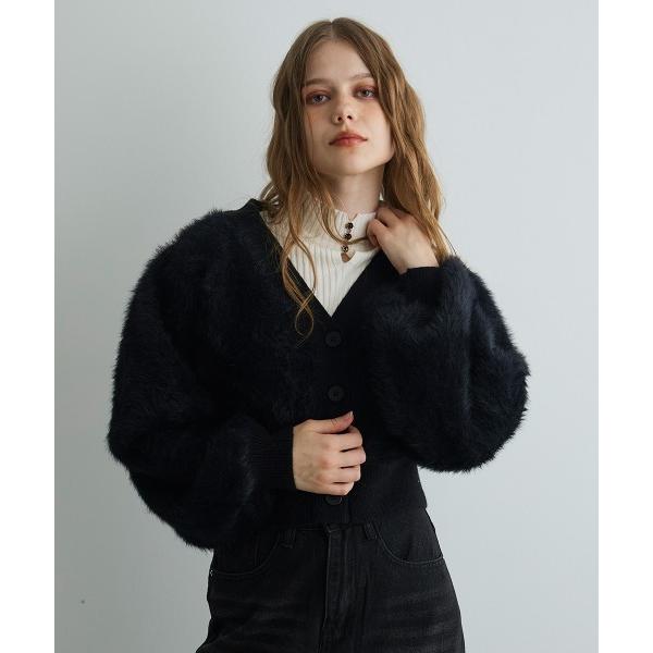 カーディガン フェイクファーカーディガンジャケット / Faux Fur Cardigan Jack...