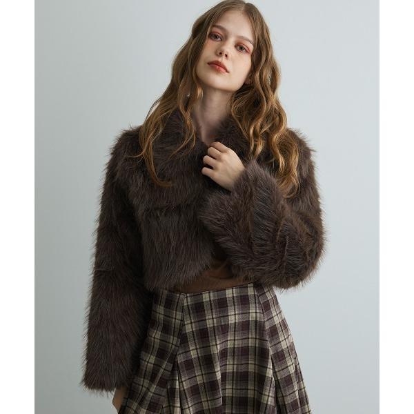 ブルゾン アウター モダンショートファージャケット / Modern Short Fur Jacke...