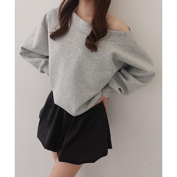 トレーナー スウェット 「INGNI　SOELA」プレート付マルチWAYダンボールスウェット／WEB...