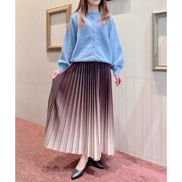 ロング スカート 「グラデーション プリーツ」m.f.エディトリアル レディース ロング スカート