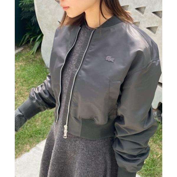 ブルゾン アウター クロップド丈 ショートMA-1ジャケット レディース