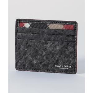 財布 バイカラークレストブリッジチェックミニスナップウォレット メンズ