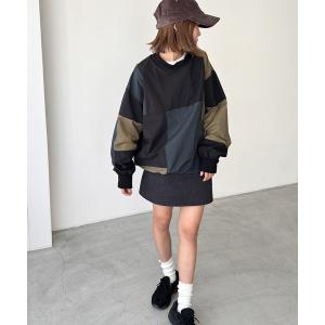 コート アウター choice_cnl　ナイロンパッチワークプルオーバー レディース メンズ