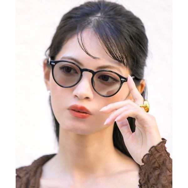 サングラス 調光レンズブルーライトUVカットボストンサングラス レディース メンズ