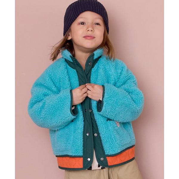 ブルゾン アウター ボア×キルトリバーシブルブルゾン キッズ 子供服 男の子 女の子