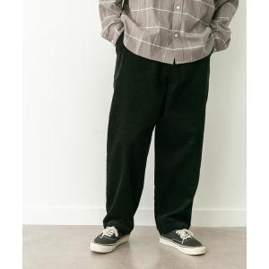 パンツ コーデュロイワイドテーパードパンツ メンズ