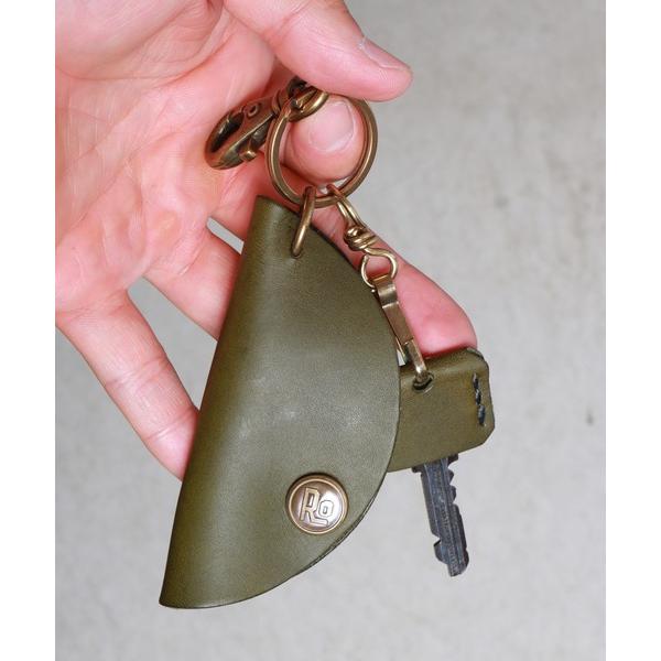 キーホルダー Liscio Leather Moon Key Holder