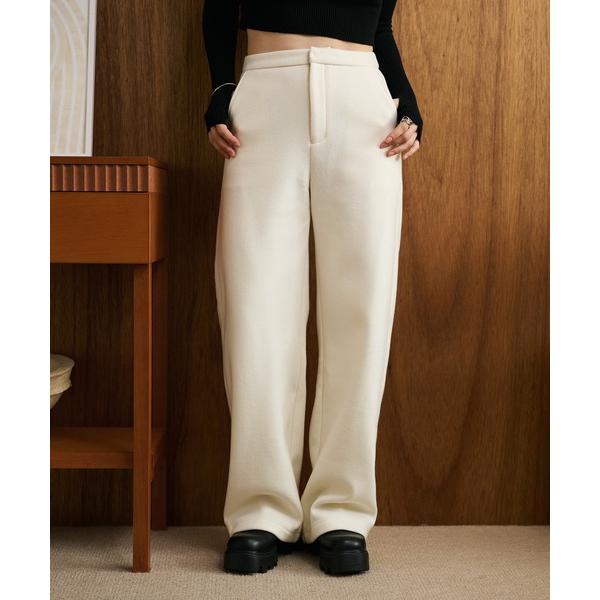 パンツ wool like high waist pants /ウールライクハイウエストパンツ レデ...