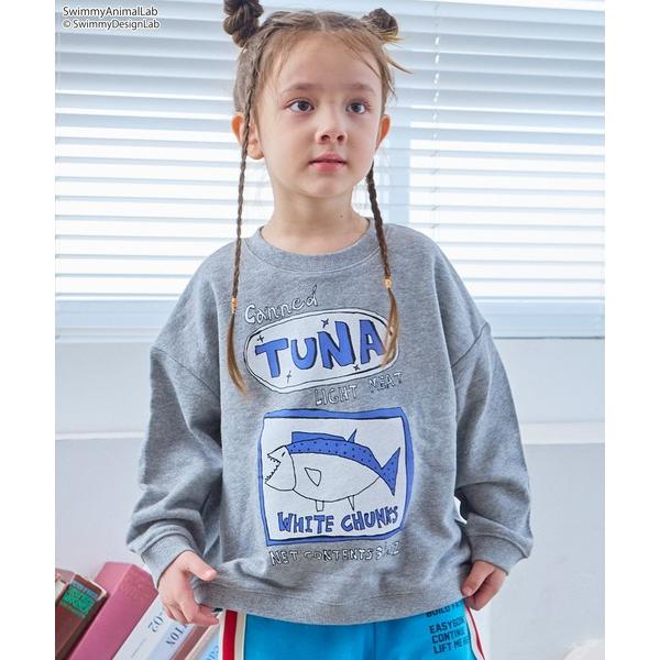 トレーナー 「スイミーデザインラボ」別注プリントトレーナー キッズ 子供服 男の子 女の子