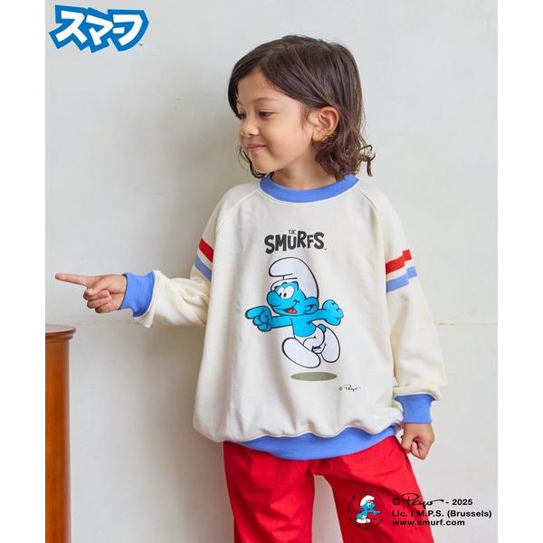 トレーナー 「The Smurfs/スマーフ」別注プリントトレーナー キッズ 子供服 男の子 女の子