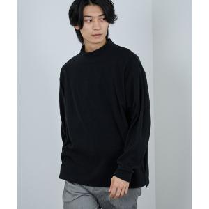 tシャツ NAVY MAC-HEAT シルキータッチモックネック メンズ レディース