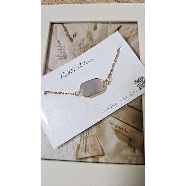 ブレスレット 「ReeHK.Sakura」天然石ブレスレット(MA) レディース