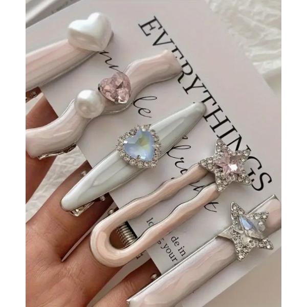 ヘアピン Y2K ドリームコア ヘアクリップ ピン 5点セット