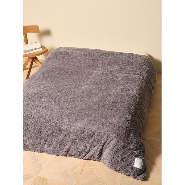 ベッド 寝具 「Sleep」モコモコ 掛けカバー（シングル）