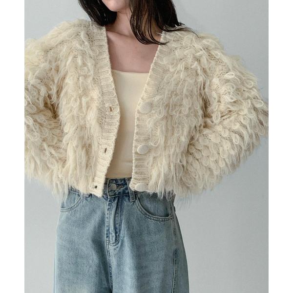 カーディガン 「on:nue」「お気に入り登録数4，000突破！」「着用動画あり！」 ループフリンジ...