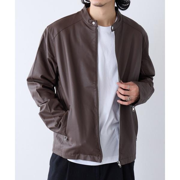 コート ジャケット 「HAUS」シングルライダースジャケット KMW-53321 メンズ