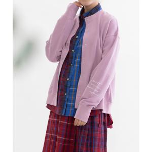 カーディガン 裏毛カーディガン レディース